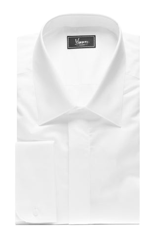 Uni white tuxedo shirt