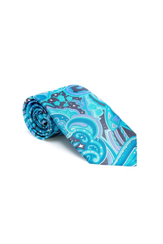 Turtleshell Paisley tie