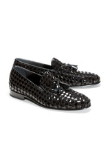 Tuxedo shoes braided with tassels