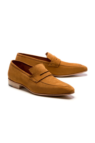 Brown casual moccasins