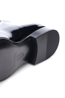 Derby tuxedo textured shoes