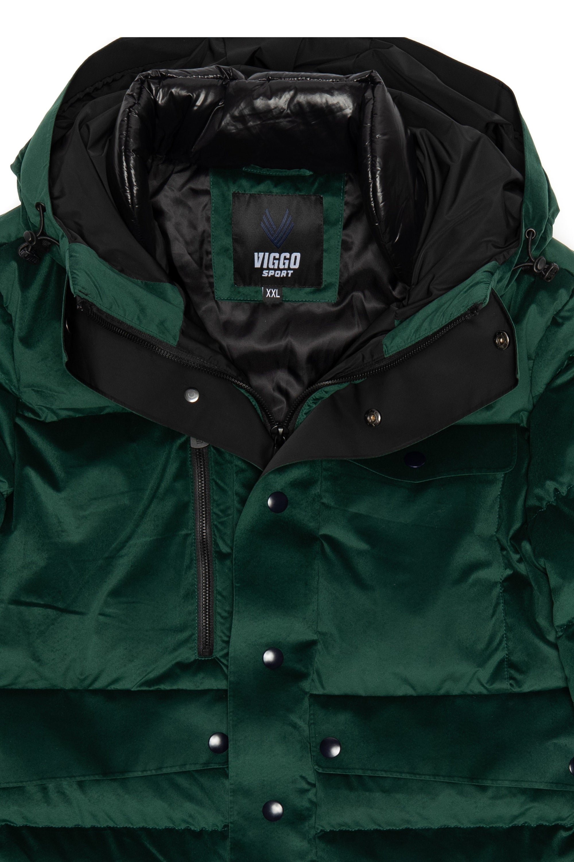 Green velvet jacket