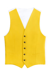 Yellow cotton waistcoat