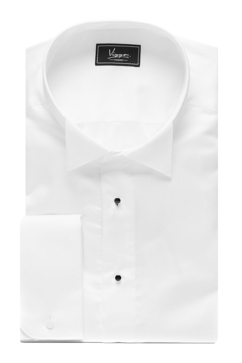 White smoking shirt
