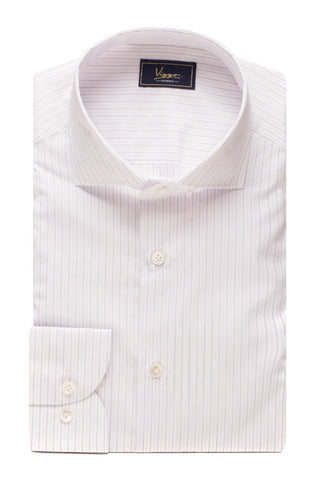 White business shirt with pinned collar