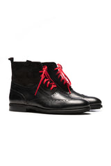 Black Brogue boots