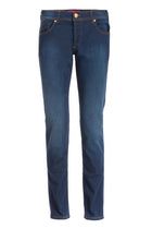 Blue prewashed jeans