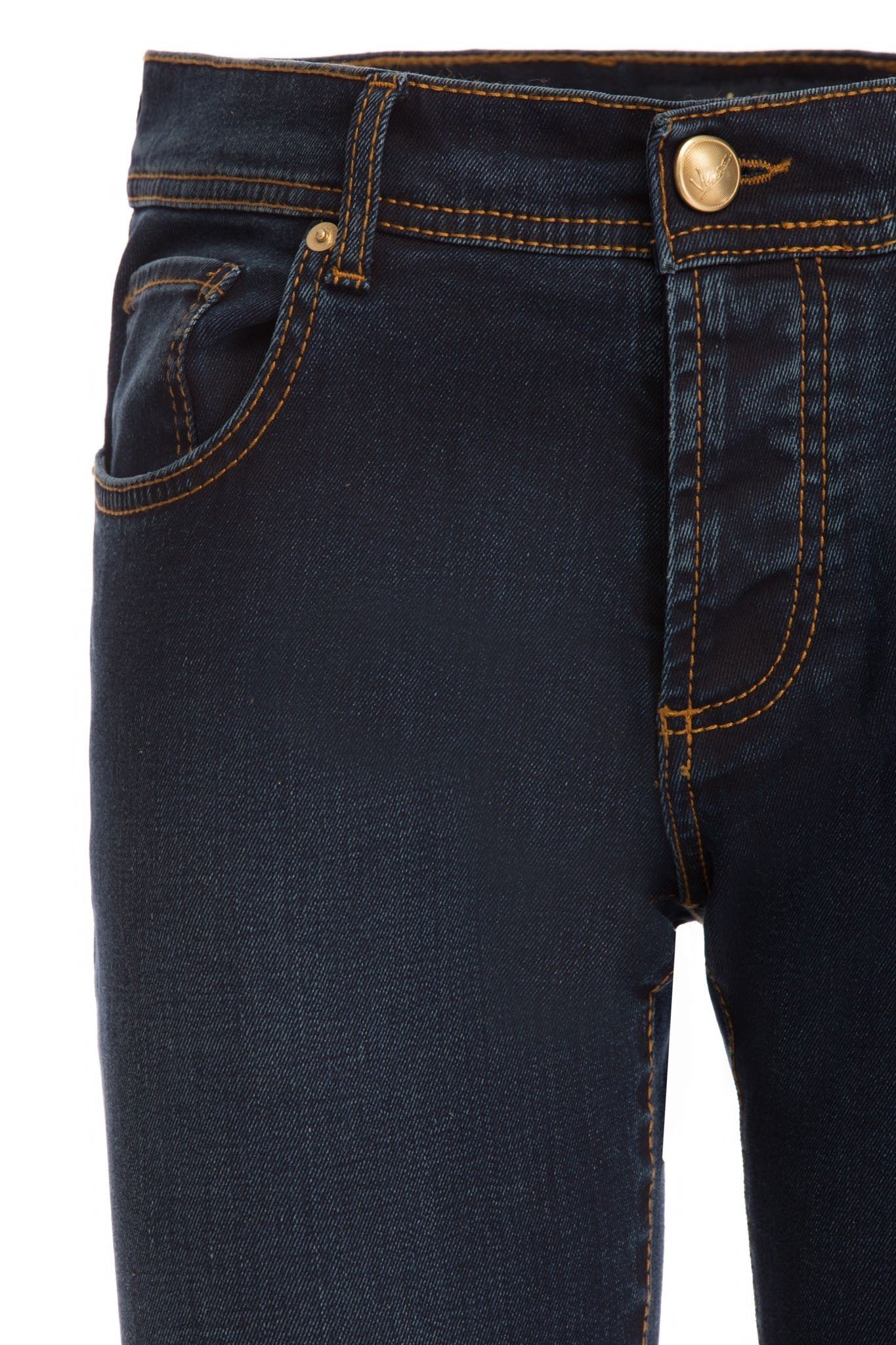Navy prewashed jeans