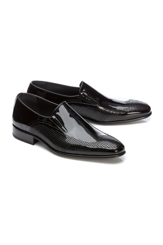 Tuxedo shoes braided with tassels