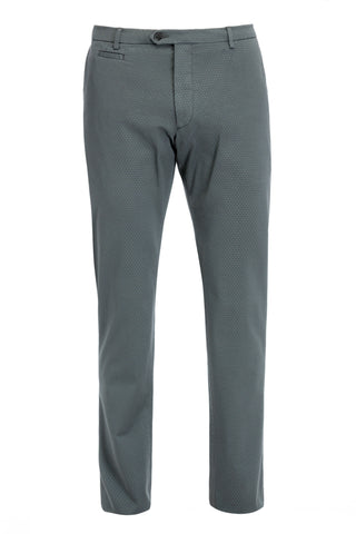 Chinos white textured trousers