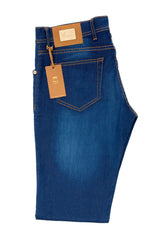 Blue prewashed jeans
