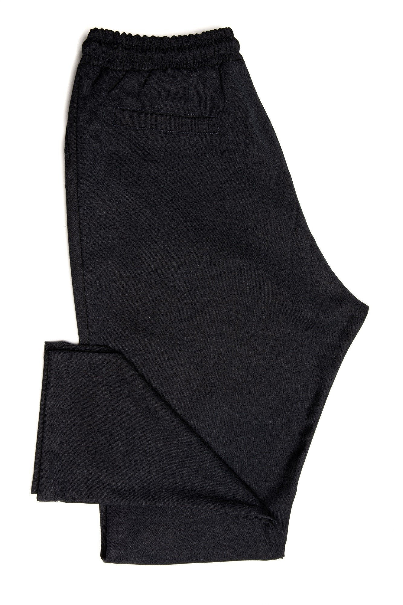 Blue casual trousers with cord