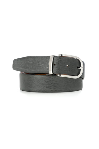 Black braided casual belt