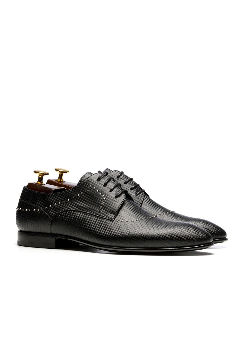 Leather derby shoes