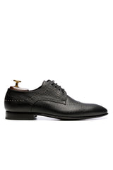 Leather derby shoes