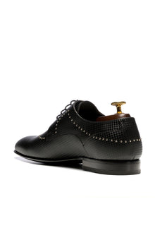 Leather derby shoes