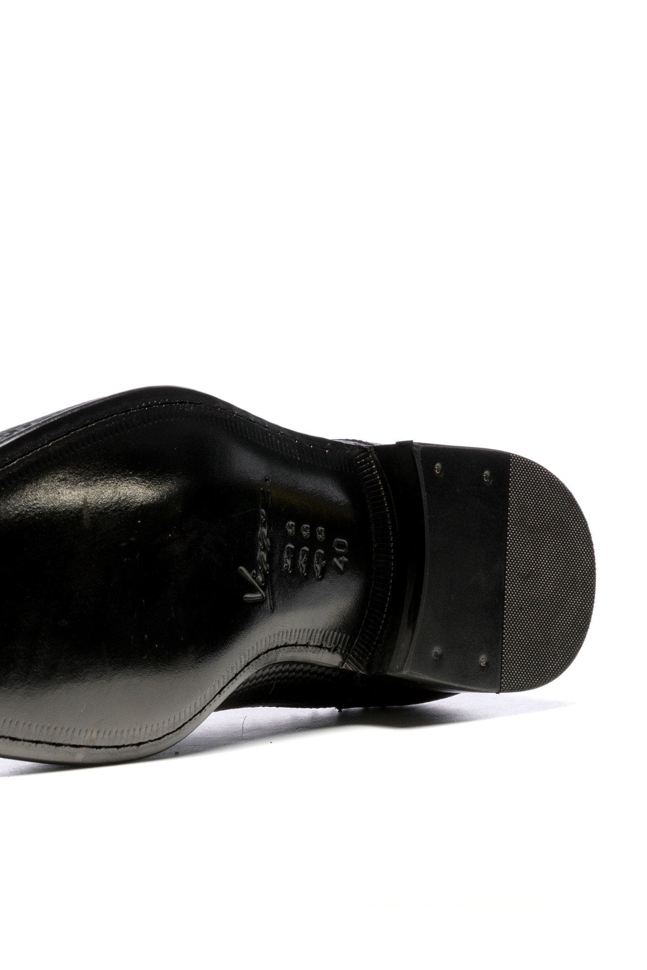 Leather derby shoes