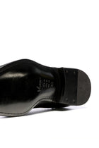 Leather derby shoes