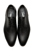Leather derby shoes