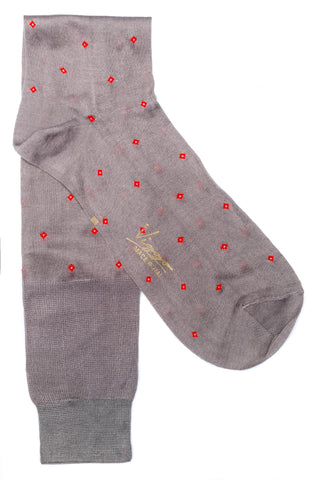 Black socks with dots model