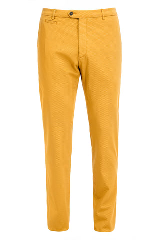 Chinos white textured trousers