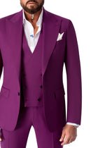Three piece Apollo fuchsia suit