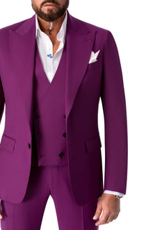 Three piece Apollo fuchsia suit