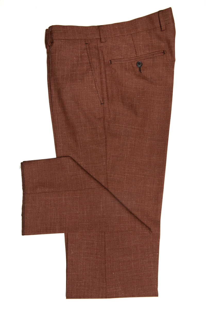 Brown business trousers
