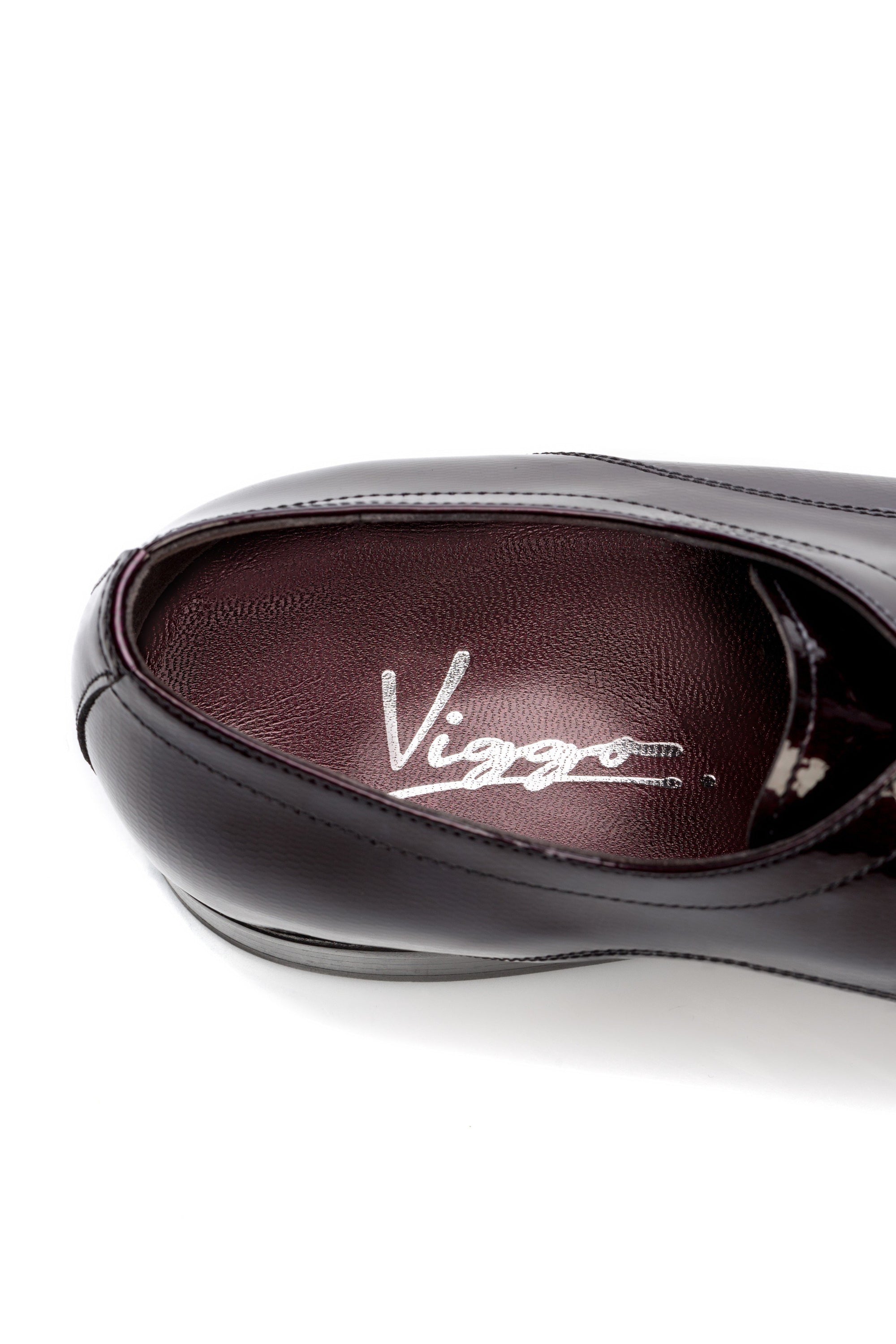 Derby purple smoking shoes