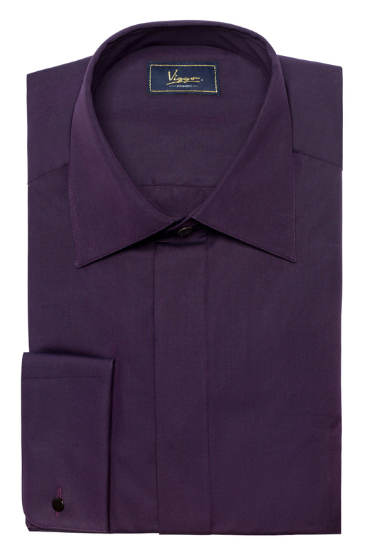 Purple plain shirt