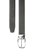 Cognac-black business belt