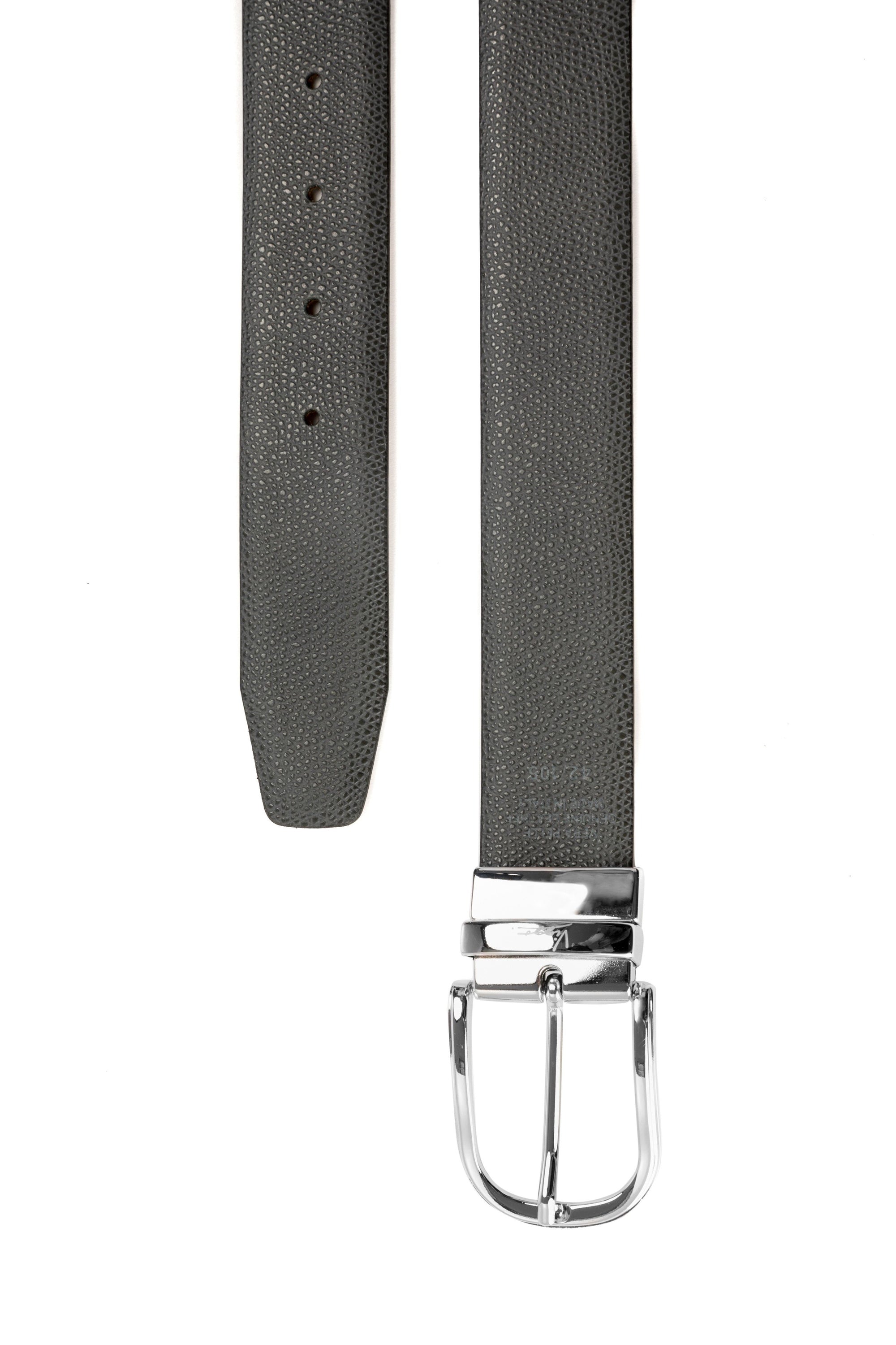 Cognac-black business belt