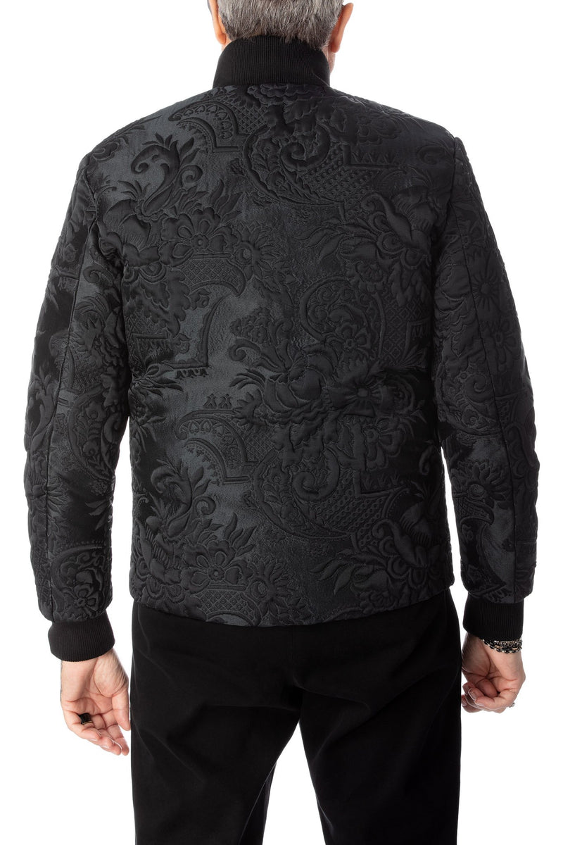 Brocart bomber jacket