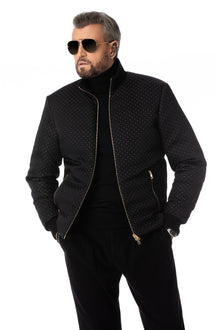 Glam Lurex Thread bomber jacket