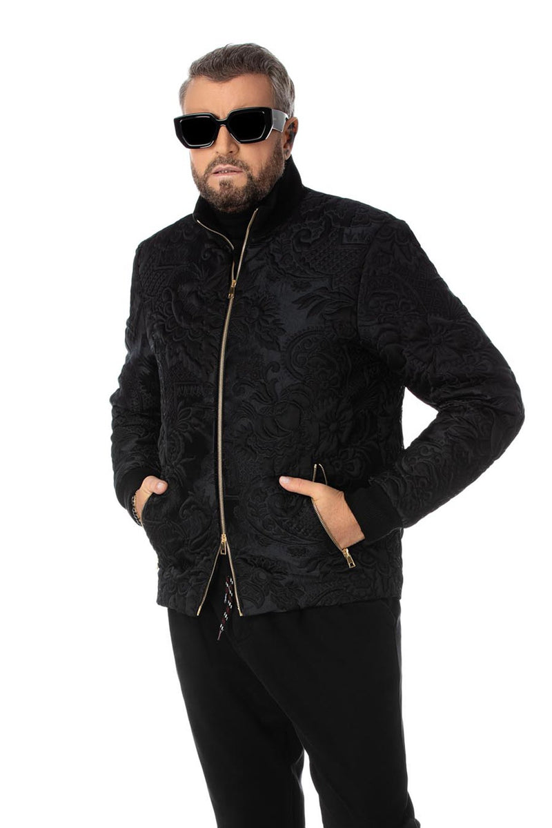 Brocart bomber jacket