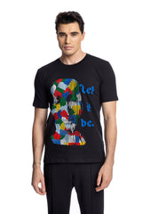 Recycled Let it Be print t-shirt