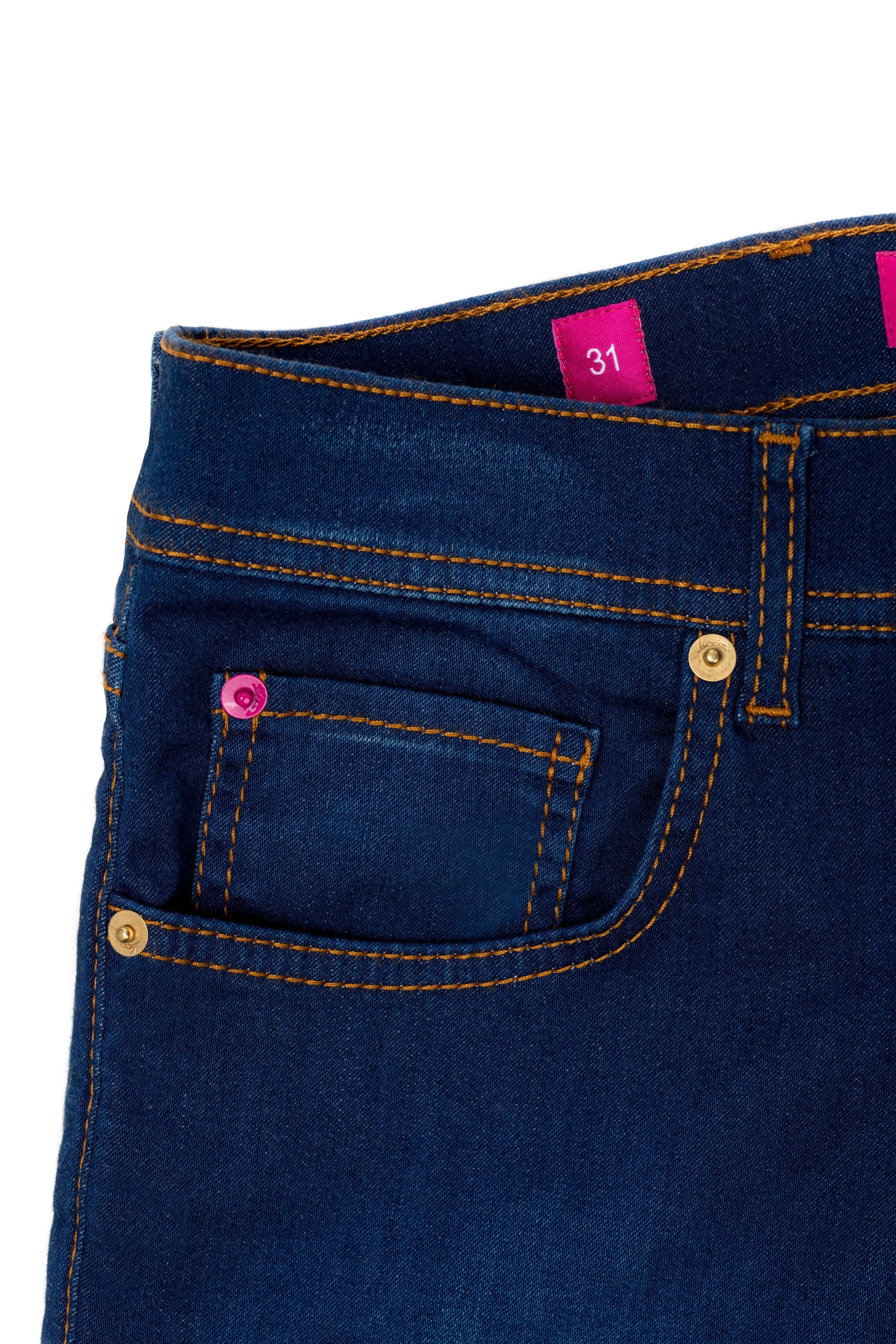 Blue prewashed jeans