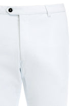 Chinos white textured trousers