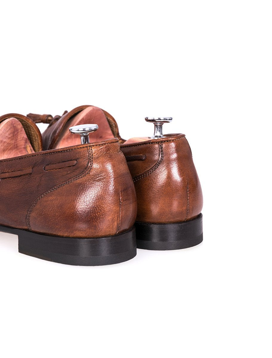 Brown moccasins