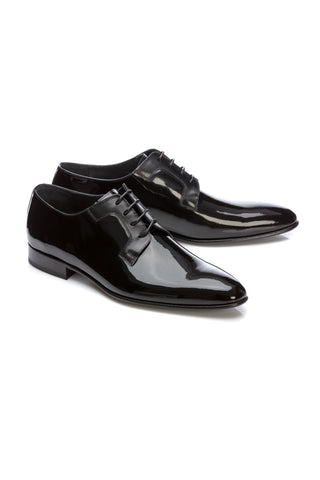 Derby purple smoking shoes