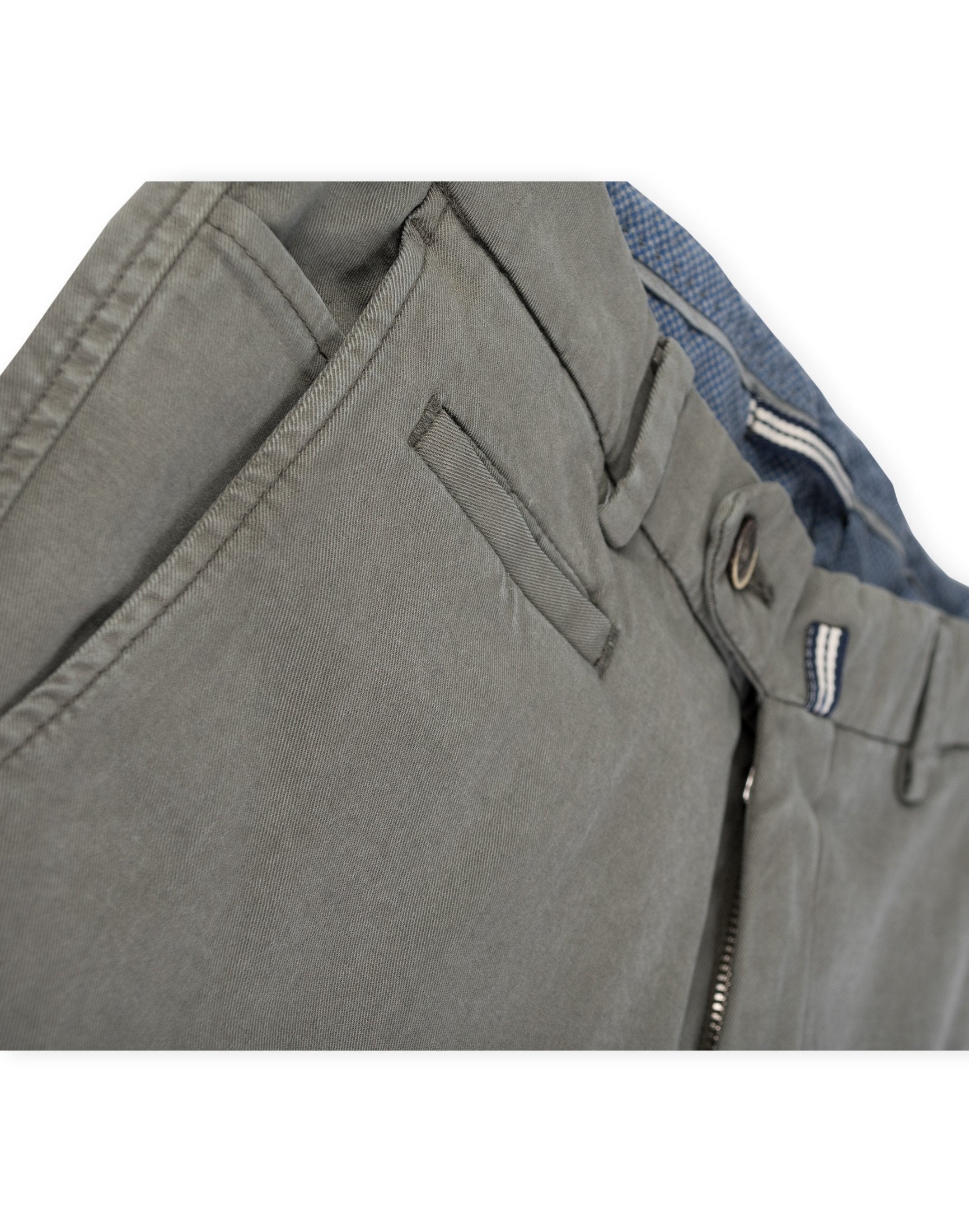 Khaki cargo trousers