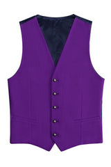 Purple cotton waistcoat