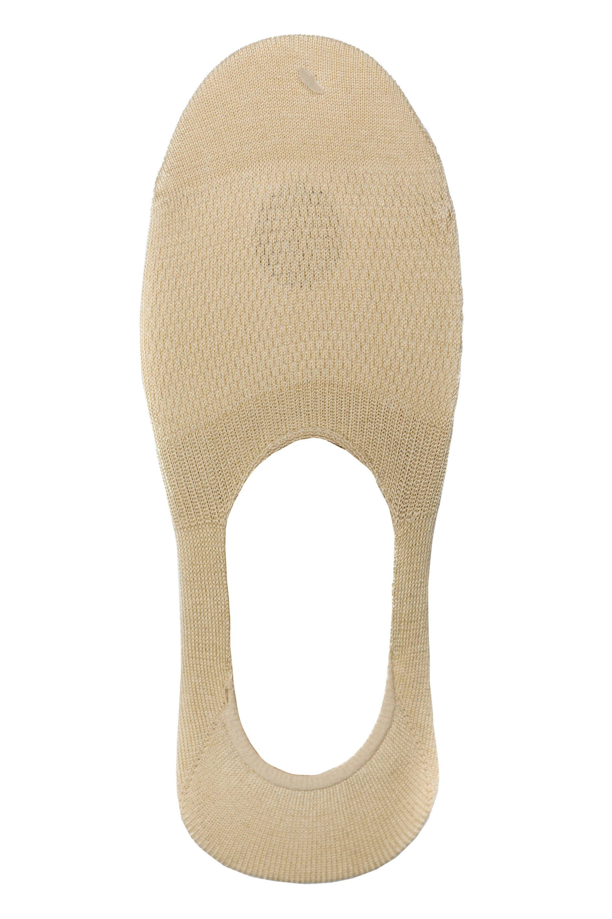 Beige low cut socks