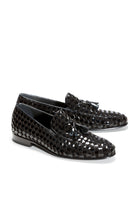Tuxedo shoes braided with tassels