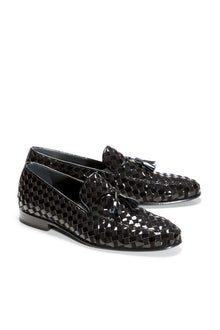 Tuxedo shoes braided with tassels