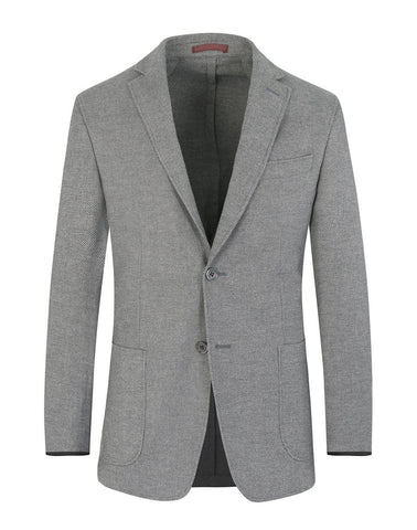 Tailored fit alpaca wool checked jacket