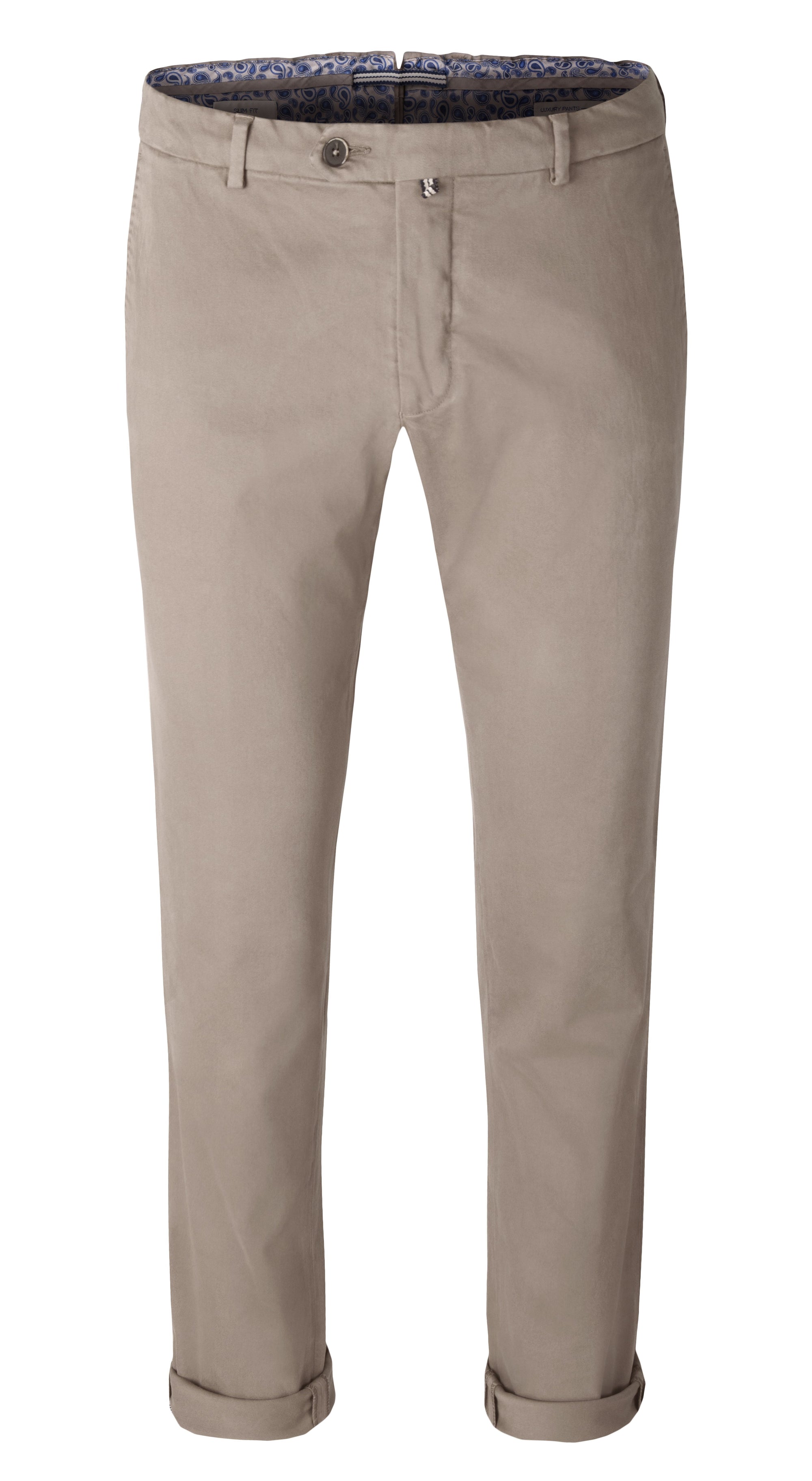 Tobacco chinos trousers