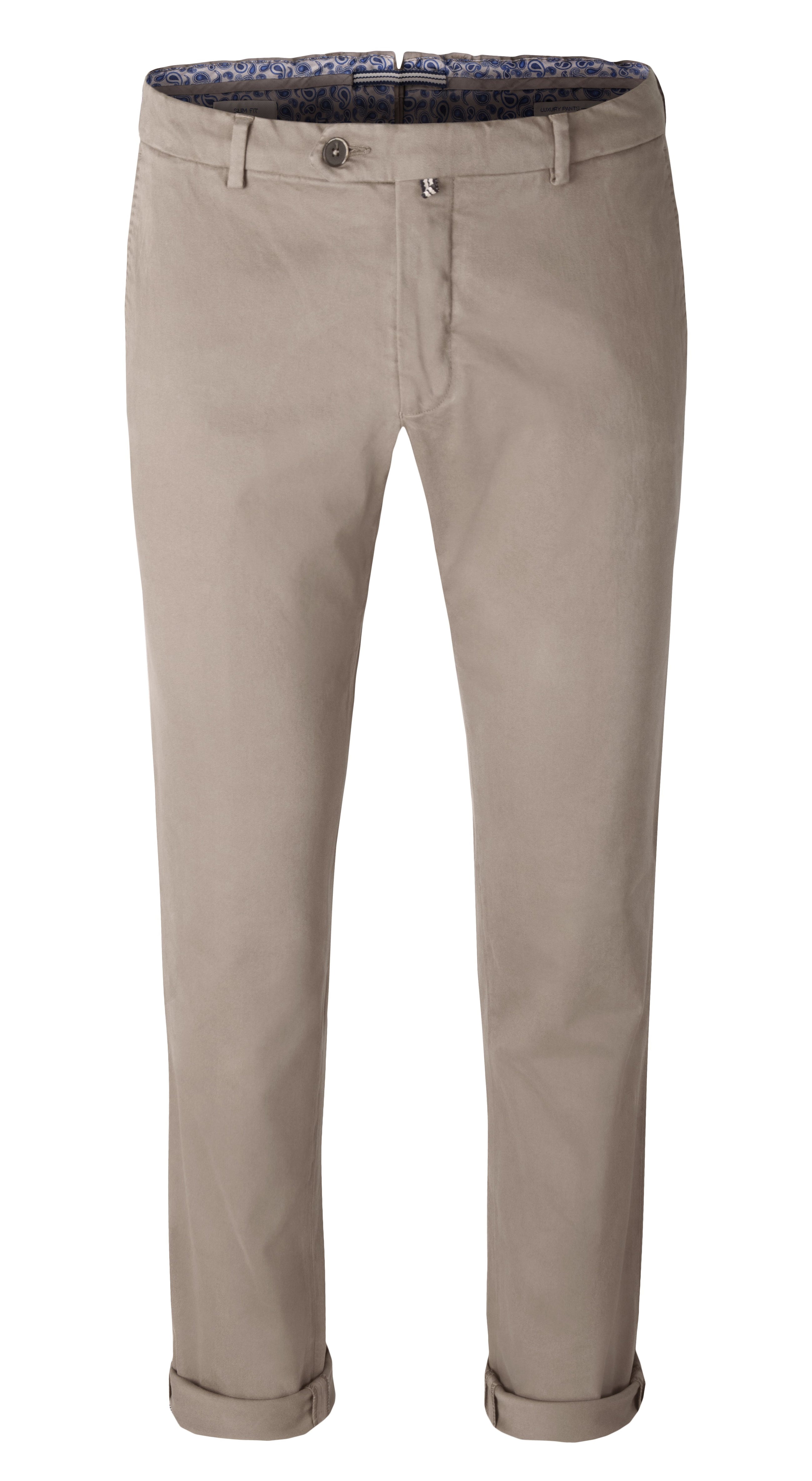 Tobacco chinos trousers