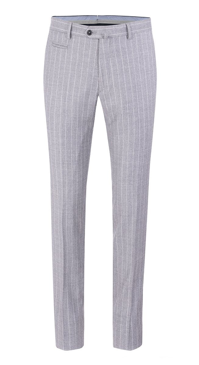 Grey wool trousers