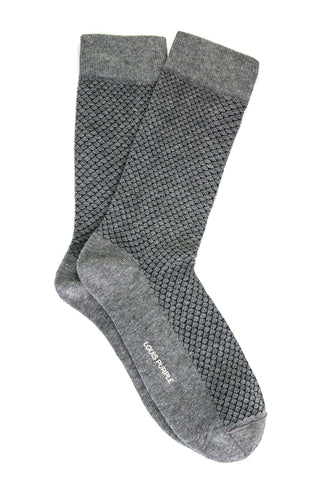 Black socks with model